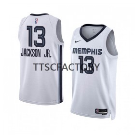Herren NBA Memphis Grizzlies Trikot Jaren Jackson Jr. 13 Nike 2022-23 Association Edition Weiß Swingman